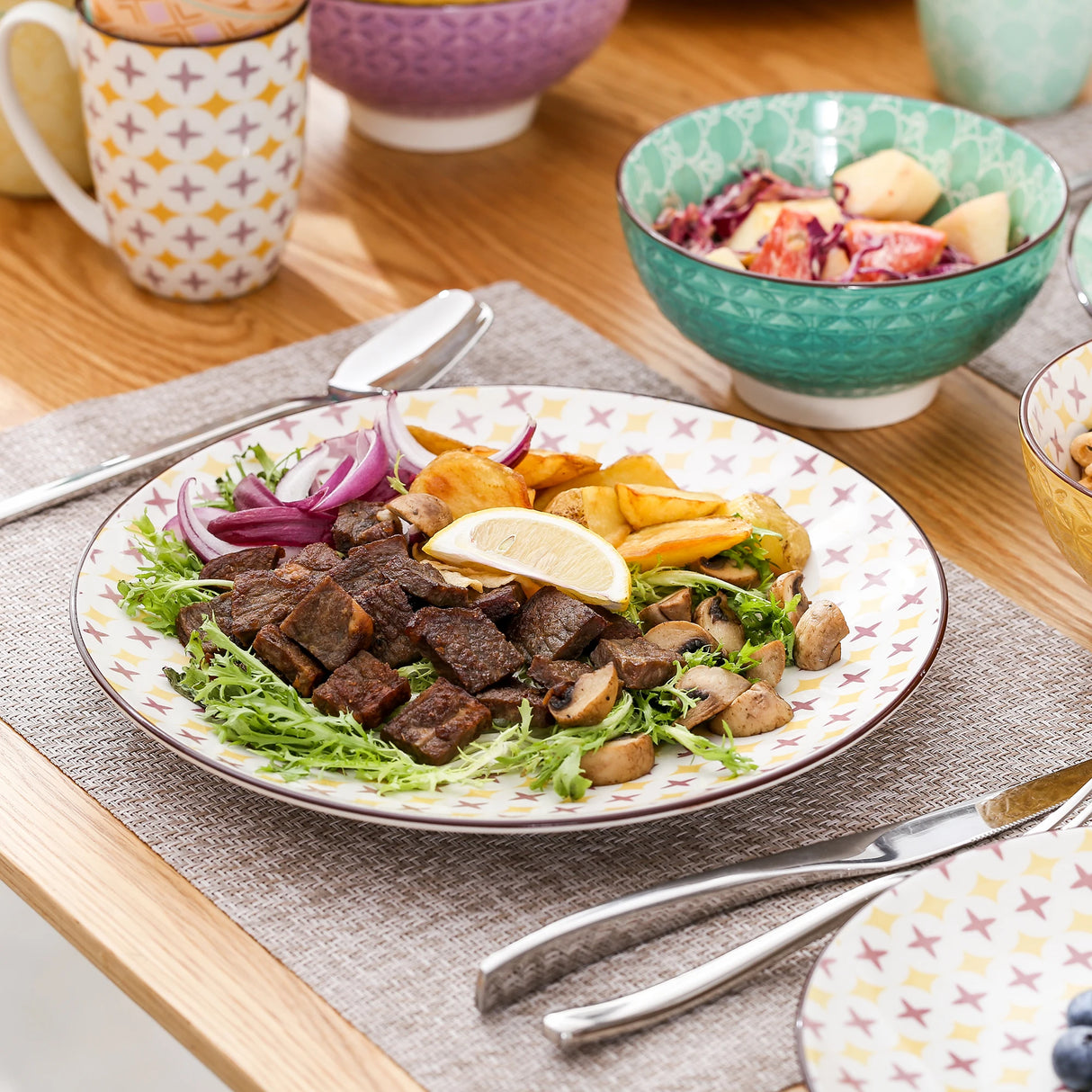 Geschirr-Set Tulip | 16-48 Teile für 4-12 Personen