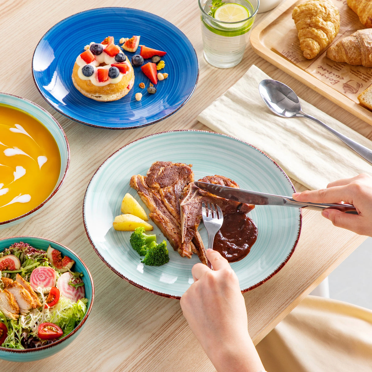 Geschirr-Set Bonita | 12-48 Teile für 4-12 Personen