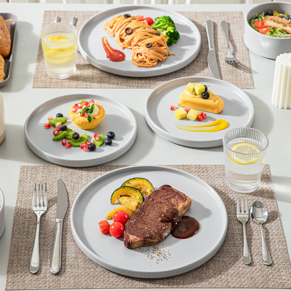 Geschirr-Set Oslo | 12-24 Teile für 4-8 Personen