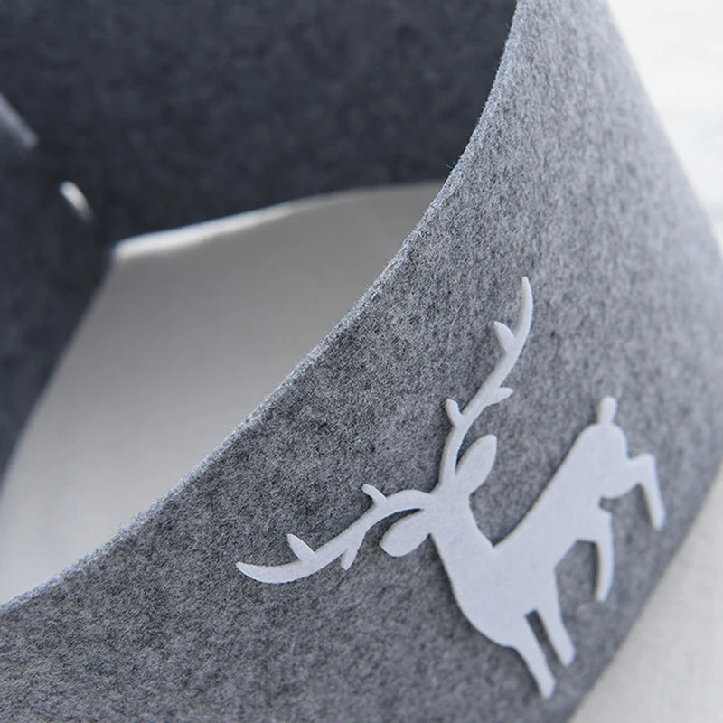 Weihnachtsbaumrock aus Filz