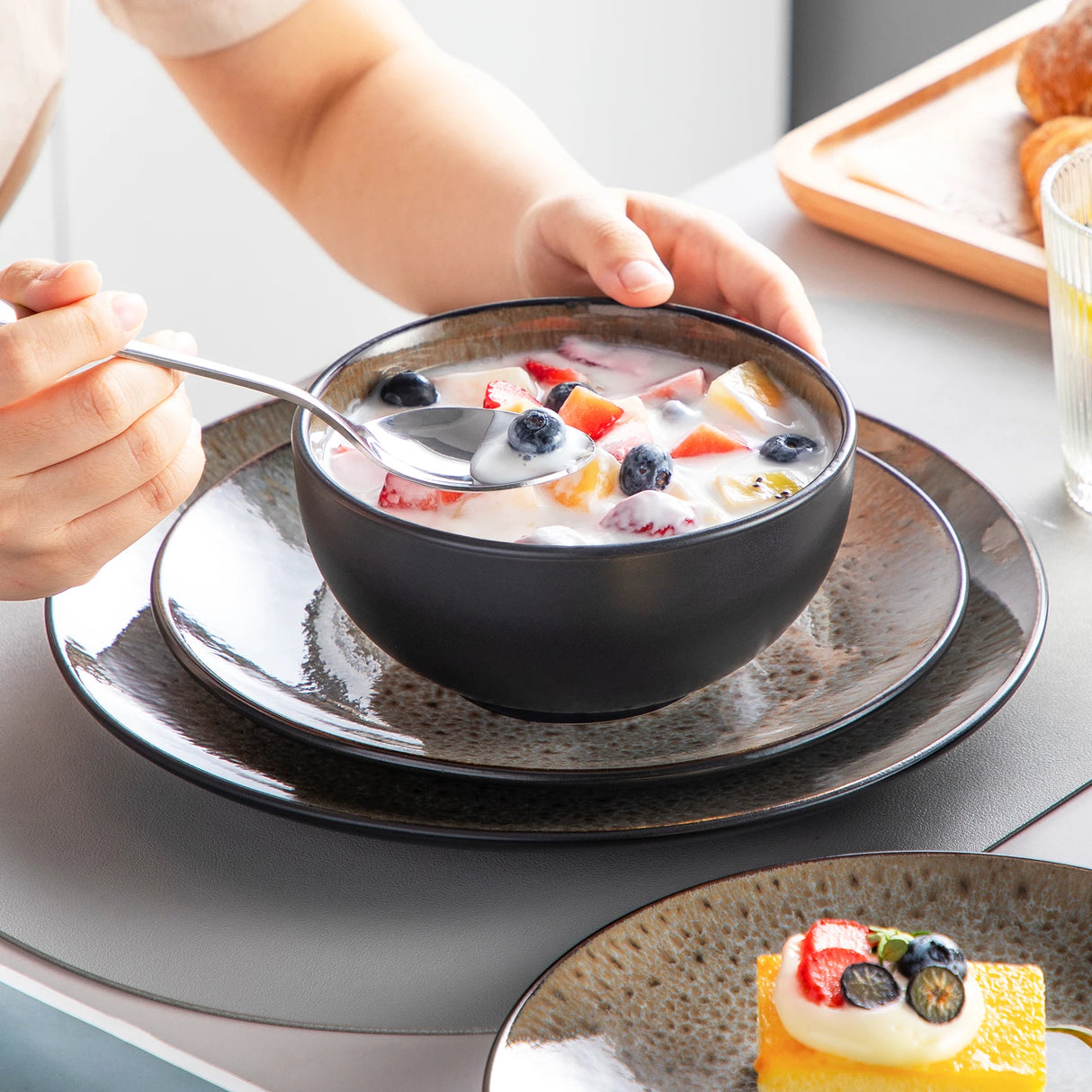 Geschirr-Set Bubble | 12 Teile für 4 Personen