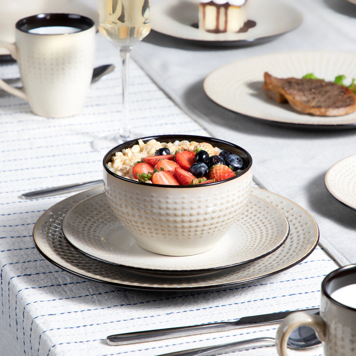 Geschirr-Set Guto | 16-48 Teile für 4-12 Personen