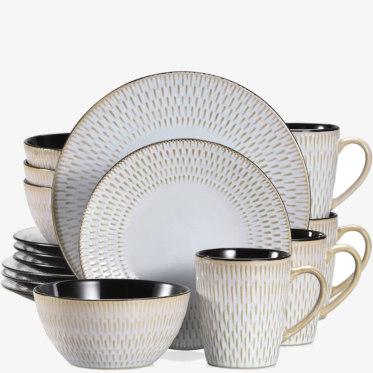 Geschirr-Set Guto | 16-48 Teile für 4-12 Personen