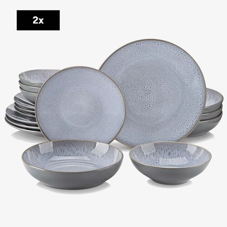 Geschirr-Set Karst | 12-48 Teile für 4-12 Personen