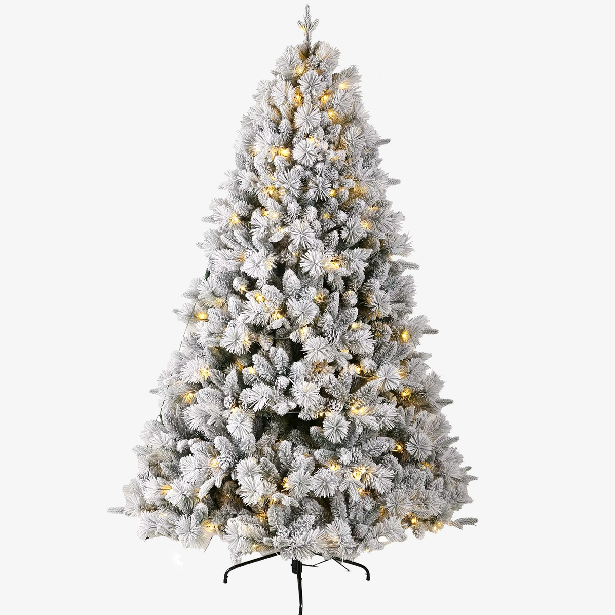 Künstlicher Weihnachtsbaum Premium mit Schnee & LED-Beleuchtung