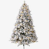 Künstlicher Weihnachtsbaum Premium mit Schnee & LED-Beleuchtung