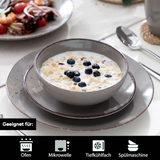 Geschirr-Set Gris | 16-32 Teile für 4-8 Personen