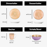 Geschirr-Set Tulip | 16-48 Teile für 4-12 Personen