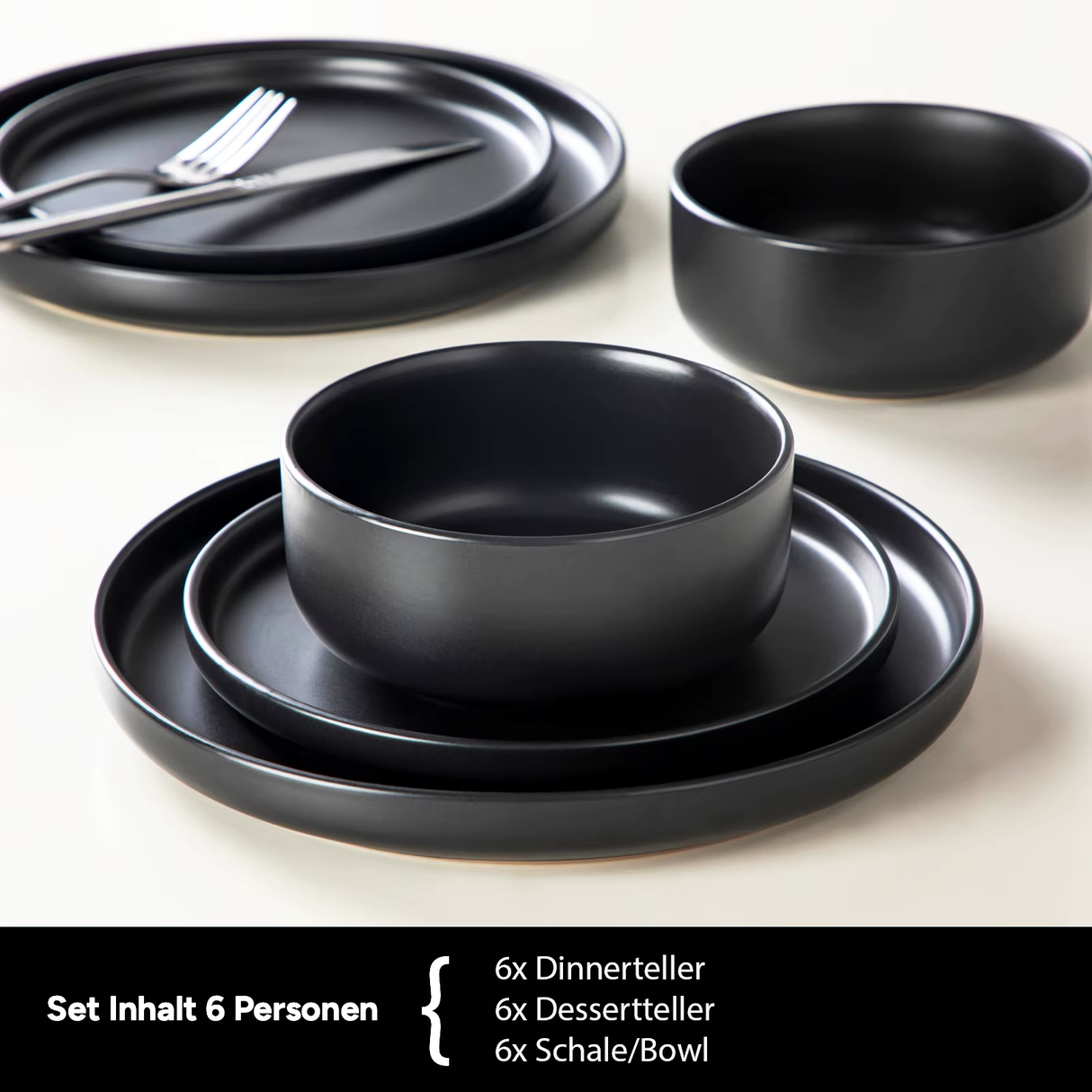 Geschirr-Set Playa | 18-36 Teile für 6-12 Personen