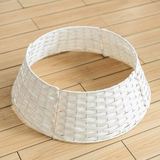 Weihnachtsbaumrock im Rattan-Look