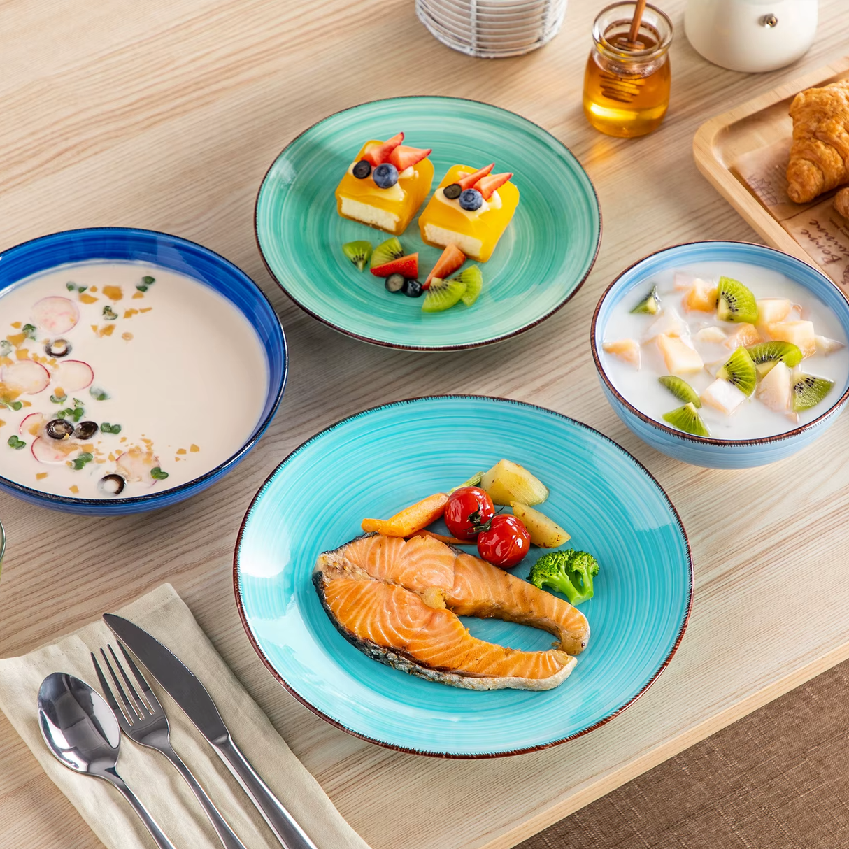 Geschirr-Set Bonita | 12-48 Teile für 4-12 Personen