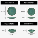 Geschirr-Set Karst Nature | 12-48 Teile für 4-12 Personen