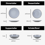 Geschirr-Set Karst | 12-48 Teile für 4-12 Personen