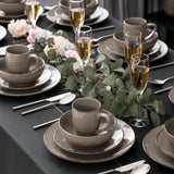 Geschirr-Set Gris | 16-32 Teile für 4-8 Personen