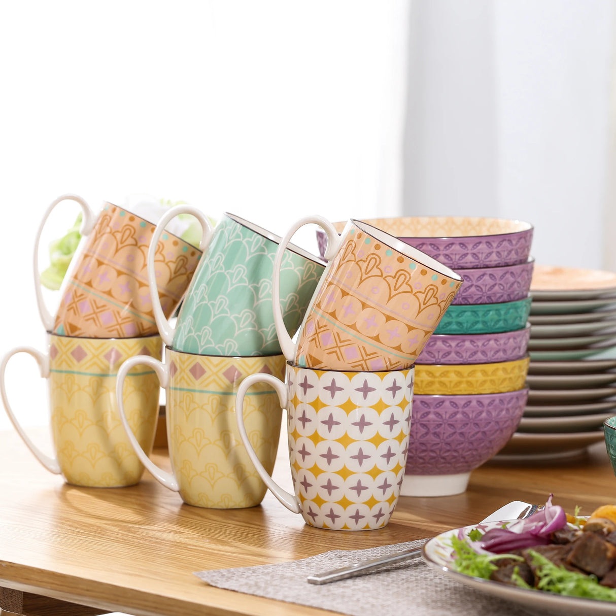 Geschirr-Set Tulip | 16-48 Teile für 4-12 Personen