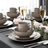 Geschirr-Set Gris | 16-32 Teile für 4-8 Personen