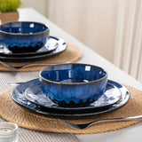 Geschirr-Set Blue Lagoon | 12-24 Teile für 4-8 Personen