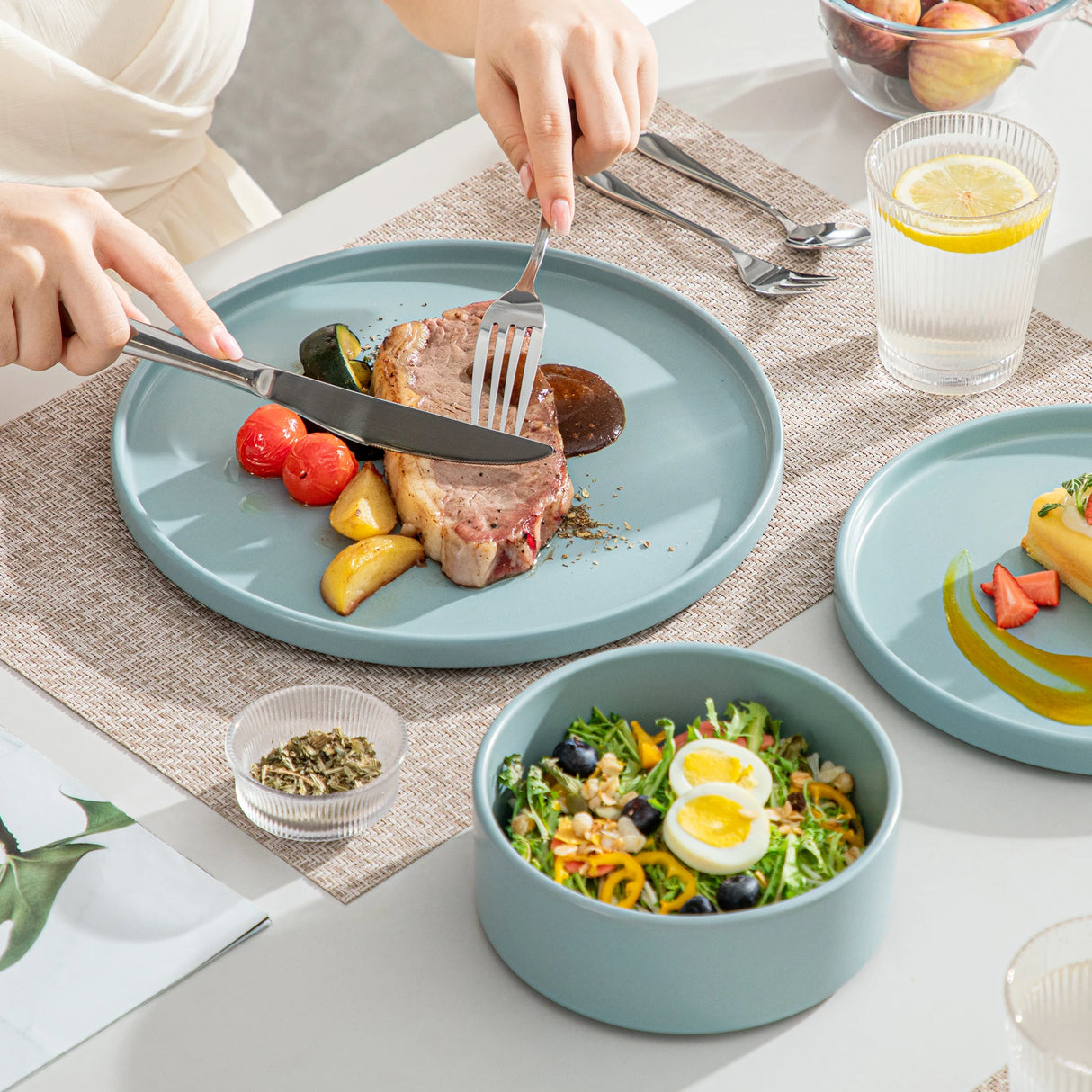 Geschirr-Set Oslo | 12-24 Teile für 4-8 Personen