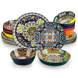 Geschirr-Set Mandala | 12-48 Teile für 4-12 Personen