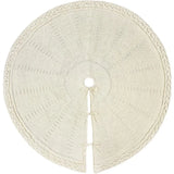 Gestrickte Weihnachtsbaumdecke