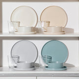 Geschirr-Set Oslo | 12-24 Teile für 4-8 Personen