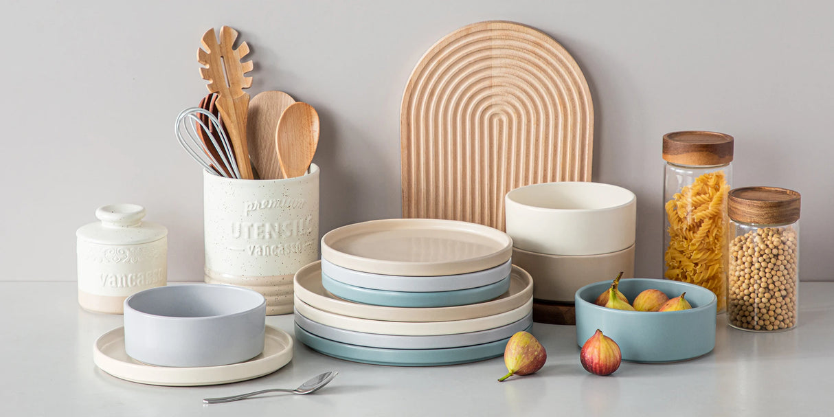 Geschirr-Set Oslo | 12-24 Teile für 4-8 Personen