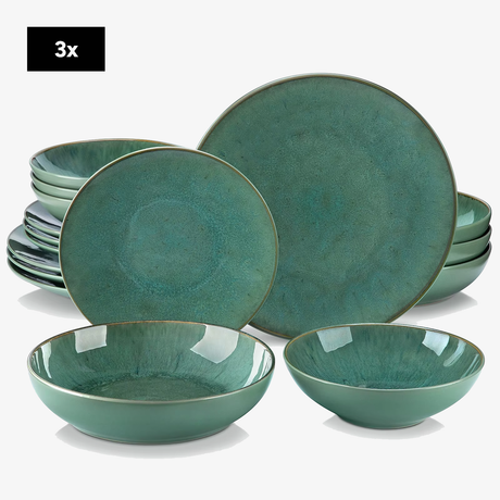 Geschirr-Set Karst Nature | 12-48 Teile für 4-12 Personen