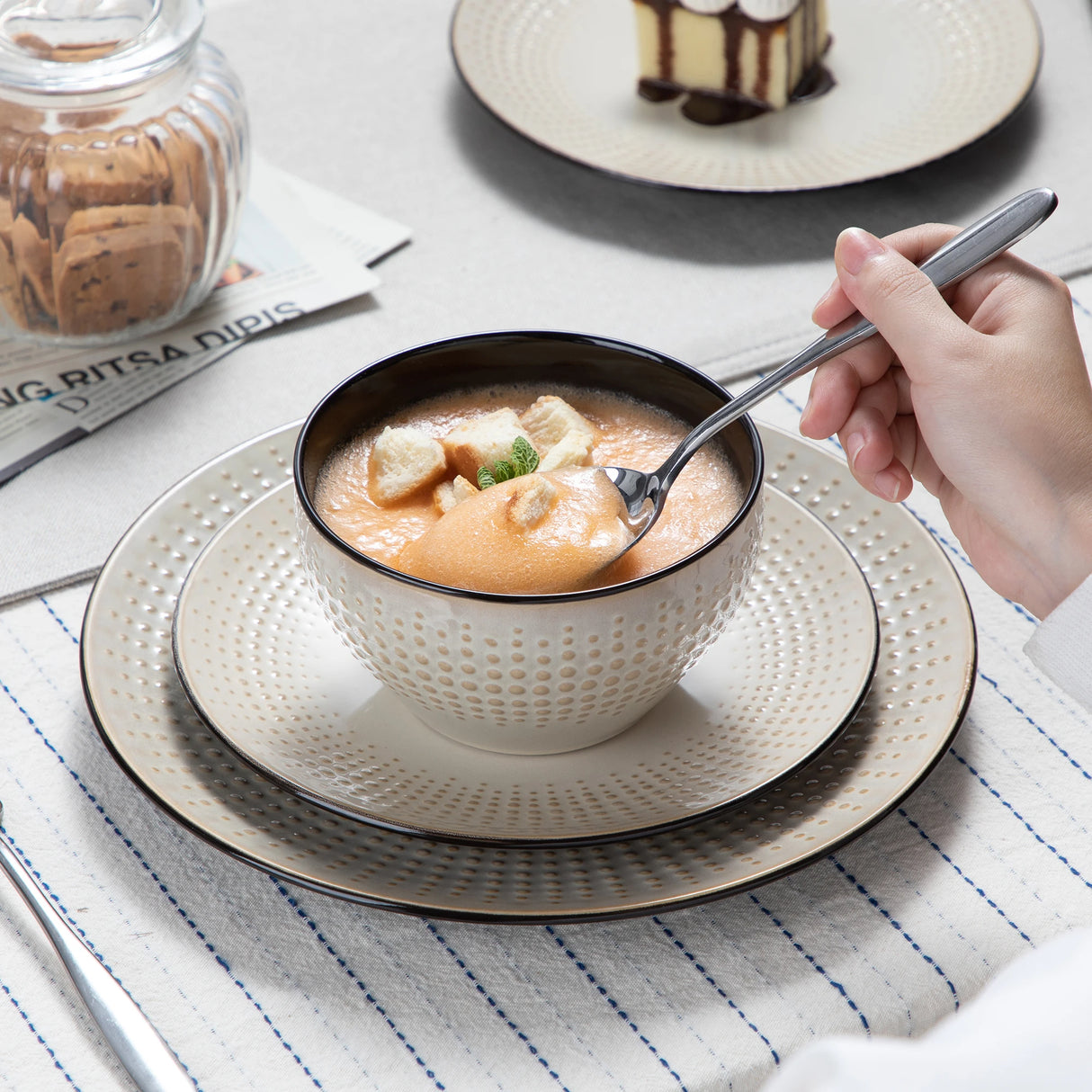 Geschirr-Set Guto | 16-48 Teile für 4-12 Personen